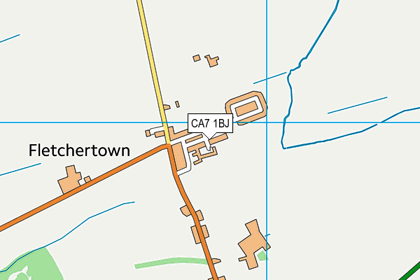 CA7 1BJ map - OS VectorMap District (Ordnance Survey)