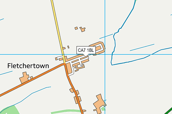 CA7 1BL map - OS VectorMap District (Ordnance Survey)