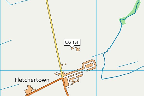 CA7 1BT map - OS VectorMap District (Ordnance Survey)