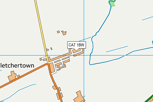 CA7 1BW map - OS VectorMap District (Ordnance Survey)