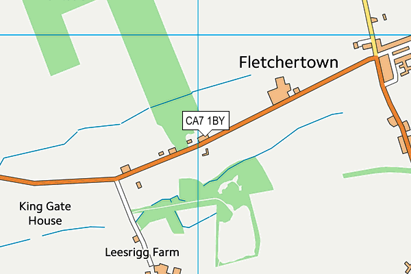 CA7 1BY map - OS VectorMap District (Ordnance Survey)