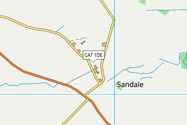 CA7 1DE map - OS VectorMap District (Ordnance Survey)