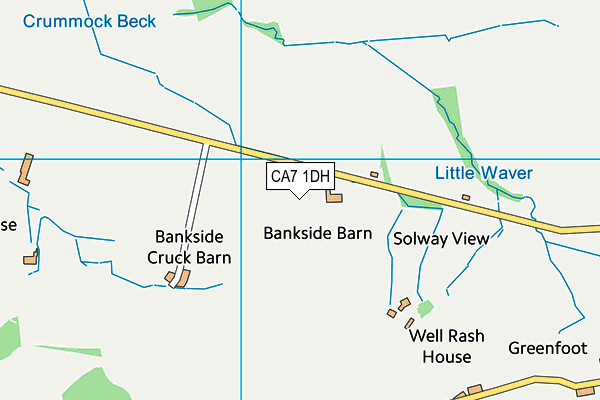 CA7 1DH map - OS VectorMap District (Ordnance Survey)