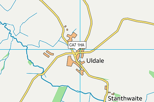 CA7 1HA map - OS VectorMap District (Ordnance Survey)