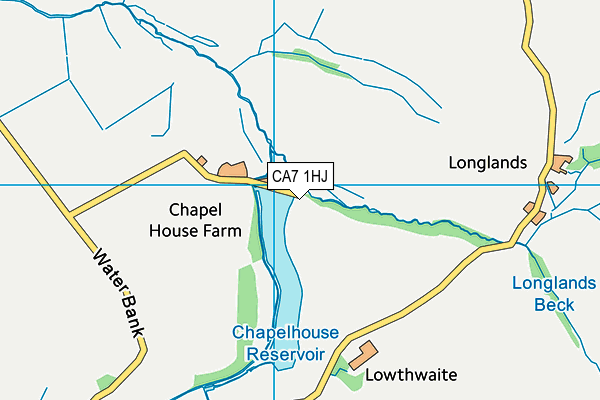 CA7 1HJ map - OS VectorMap District (Ordnance Survey)