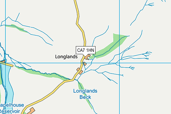 CA7 1HN map - OS VectorMap District (Ordnance Survey)