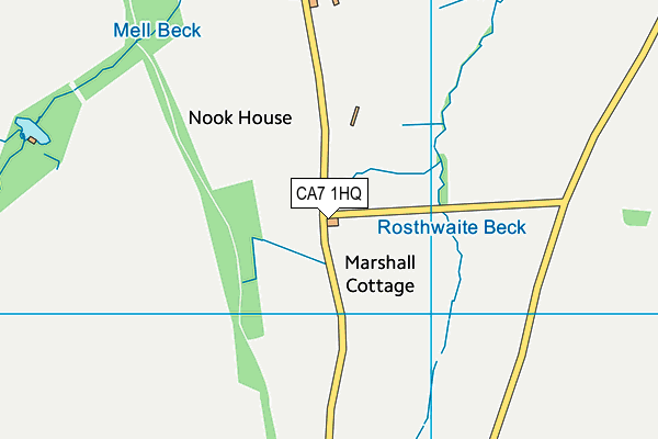 CA7 1HQ map - OS VectorMap District (Ordnance Survey)