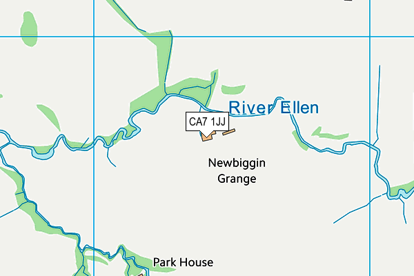 CA7 1JJ map - OS VectorMap District (Ordnance Survey)