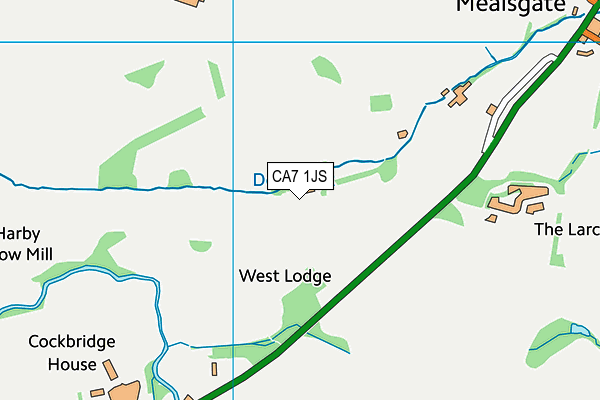 CA7 1JS map - OS VectorMap District (Ordnance Survey)