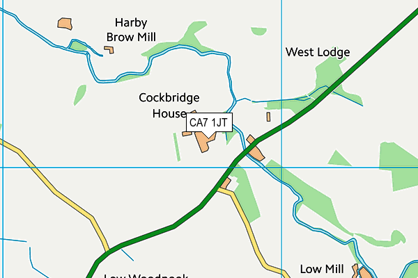 CA7 1JT map - OS VectorMap District (Ordnance Survey)