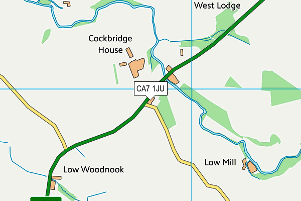 CA7 1JU map - OS VectorMap District (Ordnance Survey)