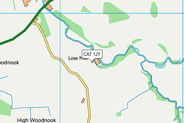 CA7 1JY map - OS VectorMap District (Ordnance Survey)