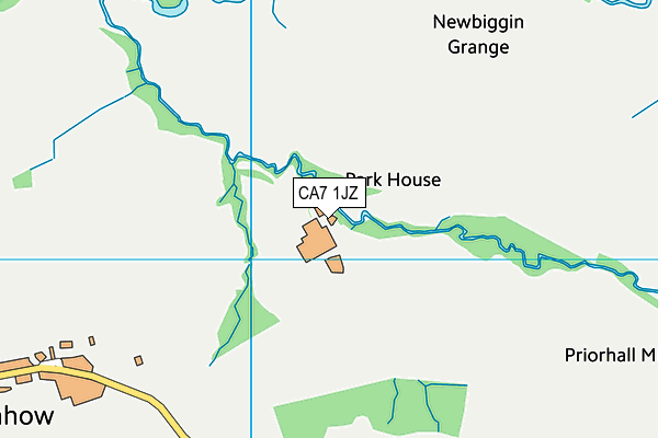 CA7 1JZ map - OS VectorMap District (Ordnance Survey)