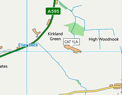 CA7 1LA map - OS VectorMap District (Ordnance Survey)