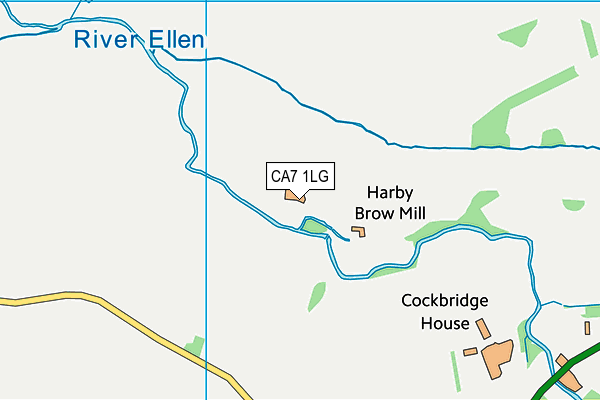 CA7 1LG map - OS VectorMap District (Ordnance Survey)