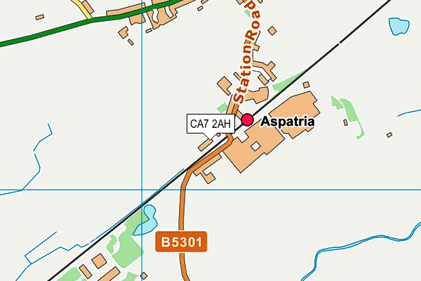 CA7 2AH map - OS VectorMap District (Ordnance Survey)