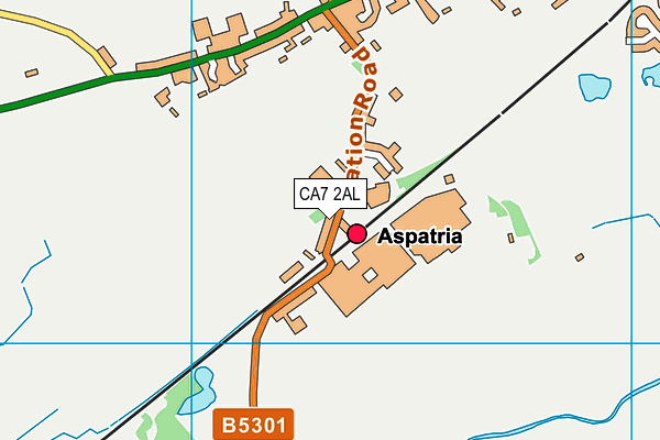 CA7 2AL map - OS VectorMap District (Ordnance Survey)