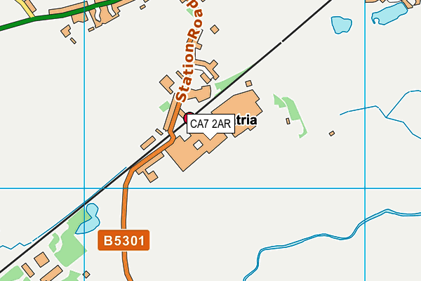 CA7 2AR map - OS VectorMap District (Ordnance Survey)