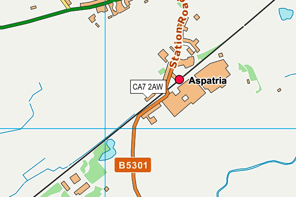 CA7 2AW map - OS VectorMap District (Ordnance Survey)