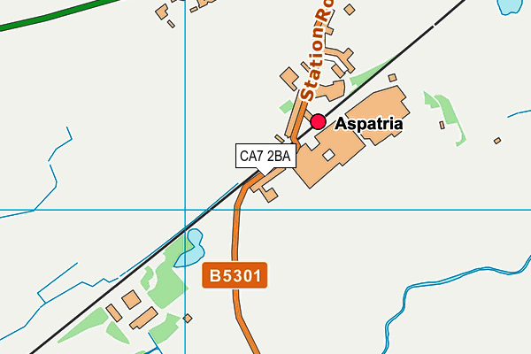 CA7 2BA map - OS VectorMap District (Ordnance Survey)