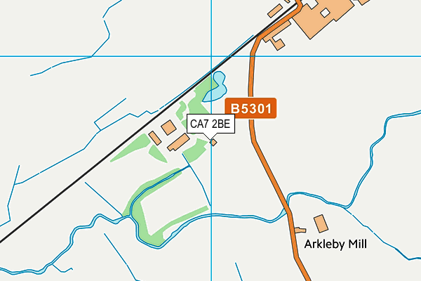 CA7 2BE map - OS VectorMap District (Ordnance Survey)