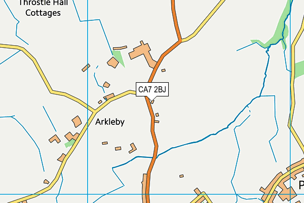 CA7 2BJ map - OS VectorMap District (Ordnance Survey)