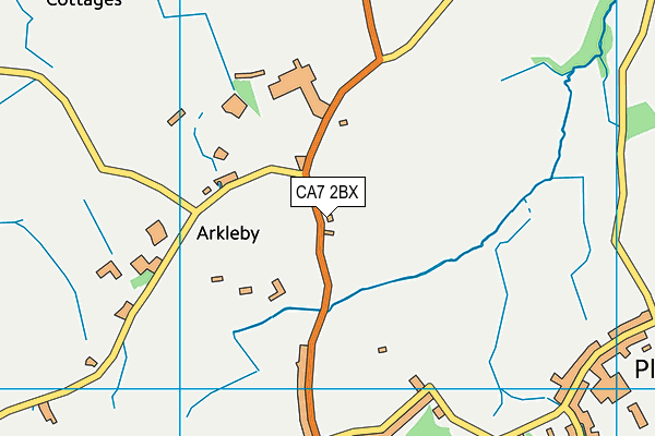 CA7 2BX map - OS VectorMap District (Ordnance Survey)