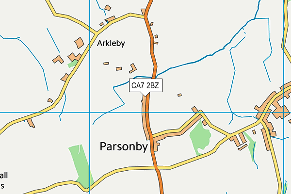 CA7 2BZ map - OS VectorMap District (Ordnance Survey)