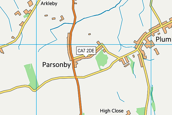 CA7 2DE map - OS VectorMap District (Ordnance Survey)