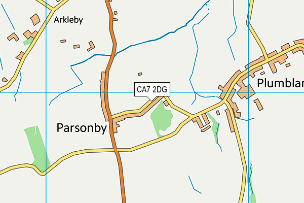 CA7 2DG map - OS VectorMap District (Ordnance Survey)