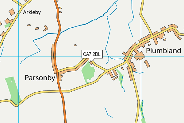 CA7 2DL map - OS VectorMap District (Ordnance Survey)