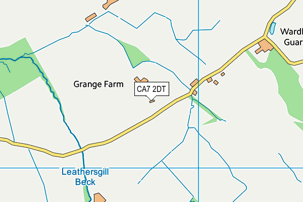 CA7 2DT map - OS VectorMap District (Ordnance Survey)