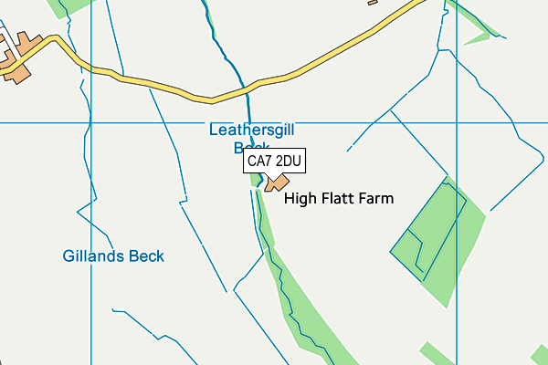 CA7 2DU map - OS VectorMap District (Ordnance Survey)