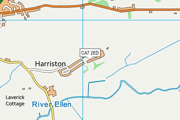 CA7 2ED map - OS VectorMap District (Ordnance Survey)