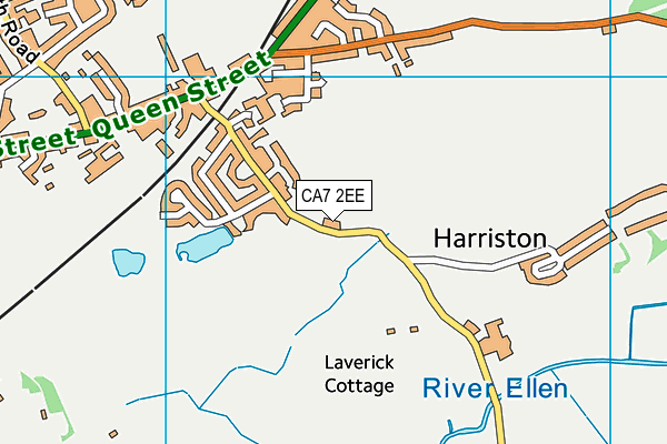 CA7 2EE map - OS VectorMap District (Ordnance Survey)