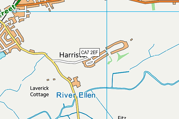 CA7 2EF map - OS VectorMap District (Ordnance Survey)