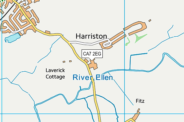 CA7 2EG map - OS VectorMap District (Ordnance Survey)