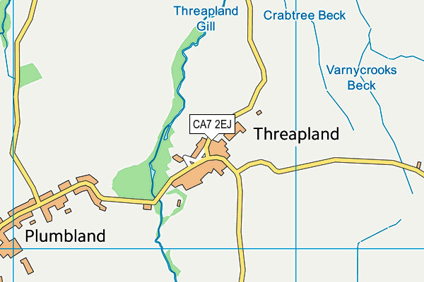 CA7 2EJ map - OS VectorMap District (Ordnance Survey)