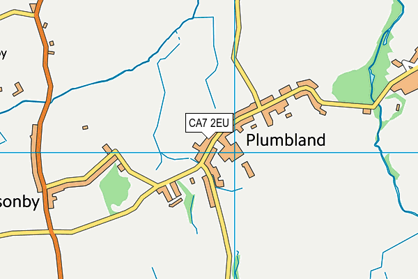 CA7 2EU map - OS VectorMap District (Ordnance Survey)