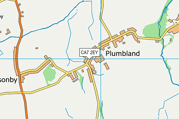 CA7 2EY map - OS VectorMap District (Ordnance Survey)