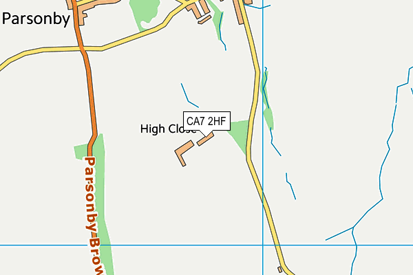 CA7 2HF map - OS VectorMap District (Ordnance Survey)