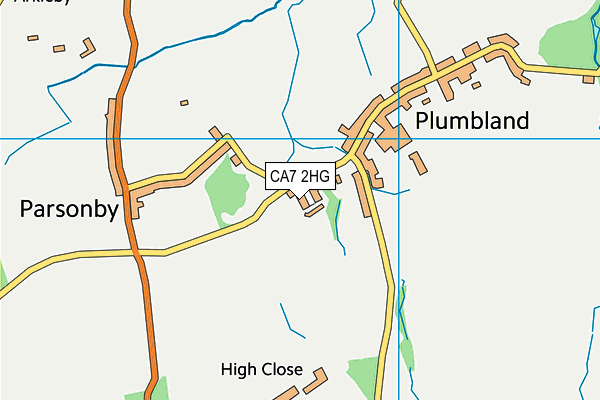 CA7 2HG map - OS VectorMap District (Ordnance Survey)