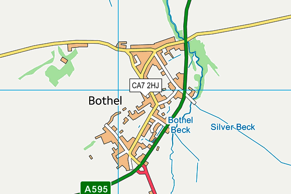 CA7 2HJ map - OS VectorMap District (Ordnance Survey)