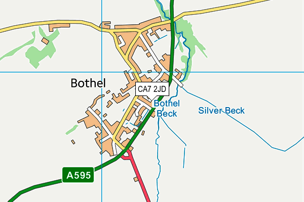 CA7 2JD map - OS VectorMap District (Ordnance Survey)