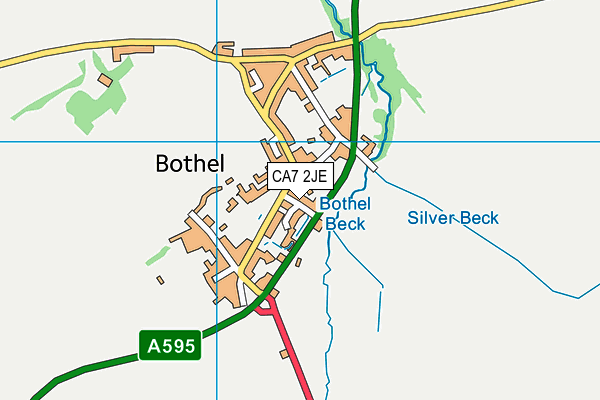 CA7 2JE map - OS VectorMap District (Ordnance Survey)