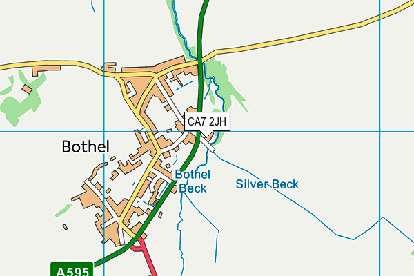 CA7 2JH map - OS VectorMap District (Ordnance Survey)