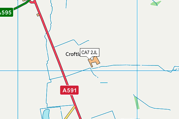 CA7 2JL map - OS VectorMap District (Ordnance Survey)