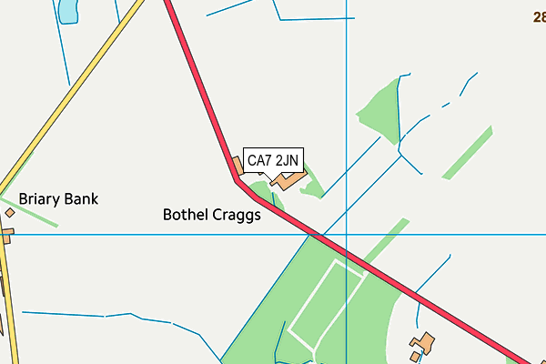 CA7 2JN map - OS VectorMap District (Ordnance Survey)