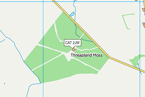 CA7 2JW map - OS VectorMap District (Ordnance Survey)