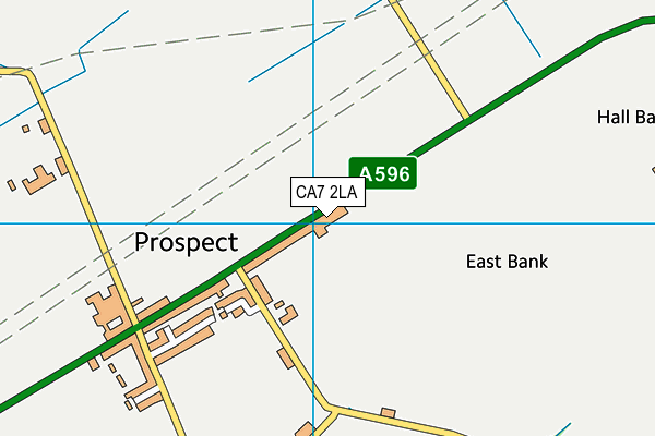 CA7 2LA map - OS VectorMap District (Ordnance Survey)